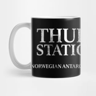 Thule Station The Thing Antarctica Distressed Mug